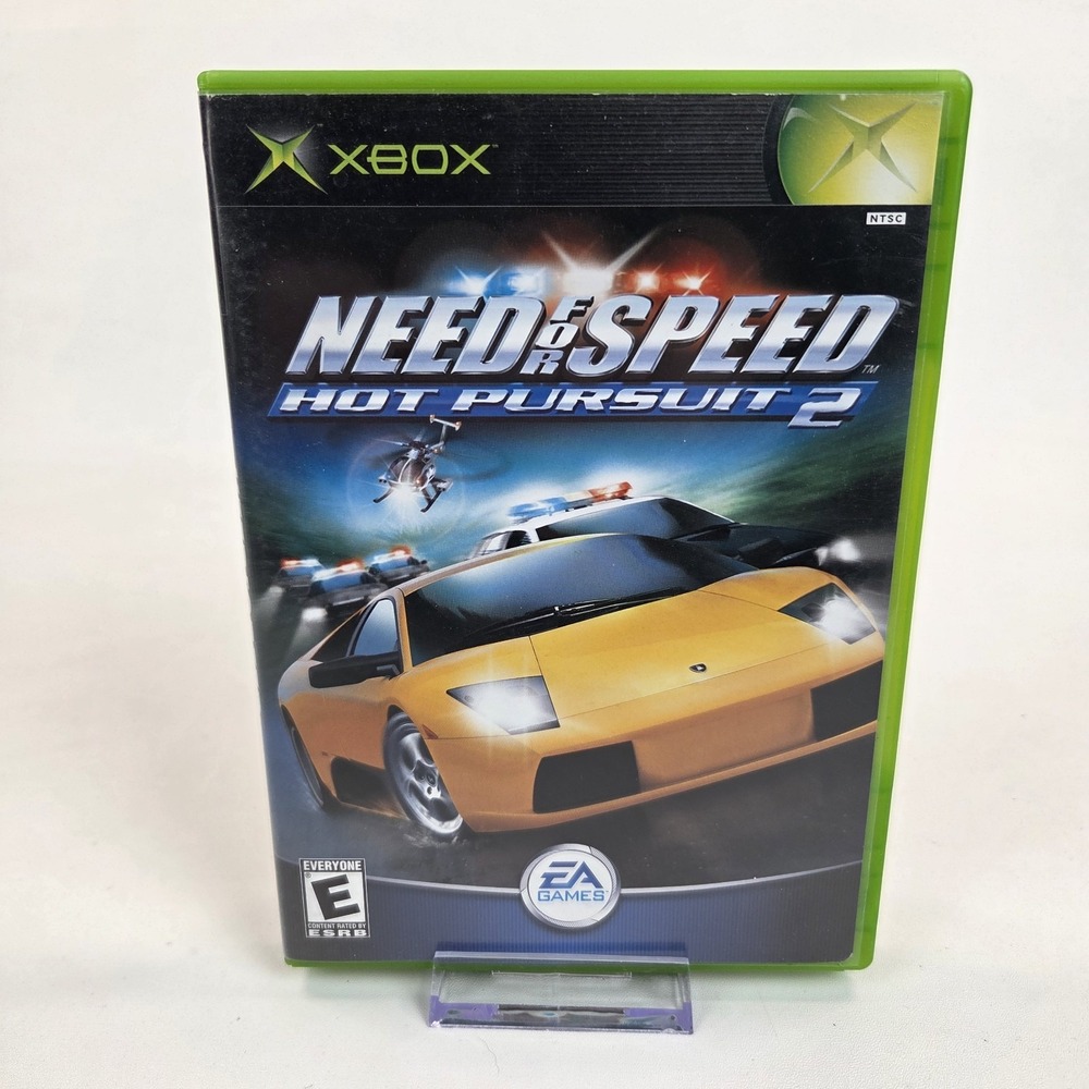 Need for Speed Hot Pursuit 2 - Microsoft Xbox OG - Black Label CIB Clean